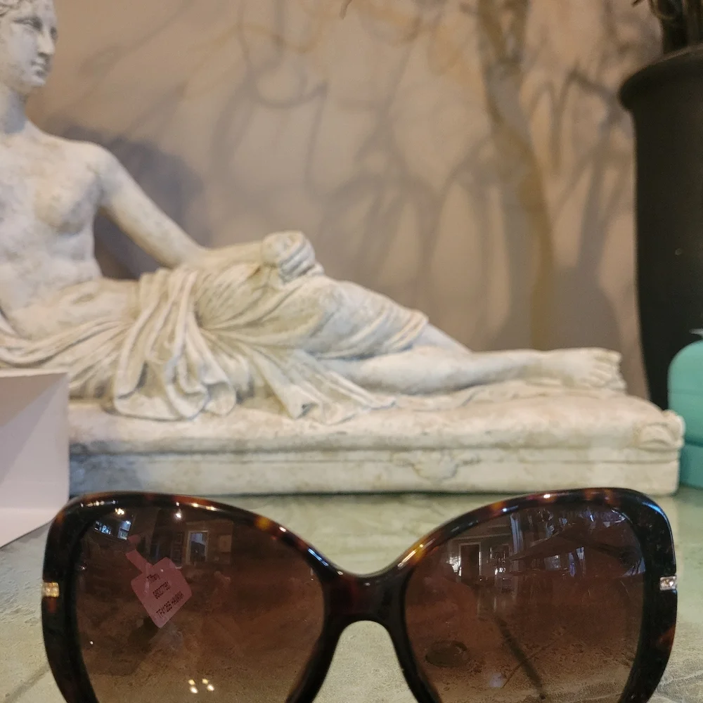 Tiffany & Co TF4126 Sunglasses Infinity Havanah Cat Eye Luxury Designer #123 - Picture 6 of 9